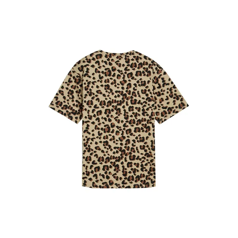 PUMA ESS+ ANIMAL T-Shirt Women's Brown-1