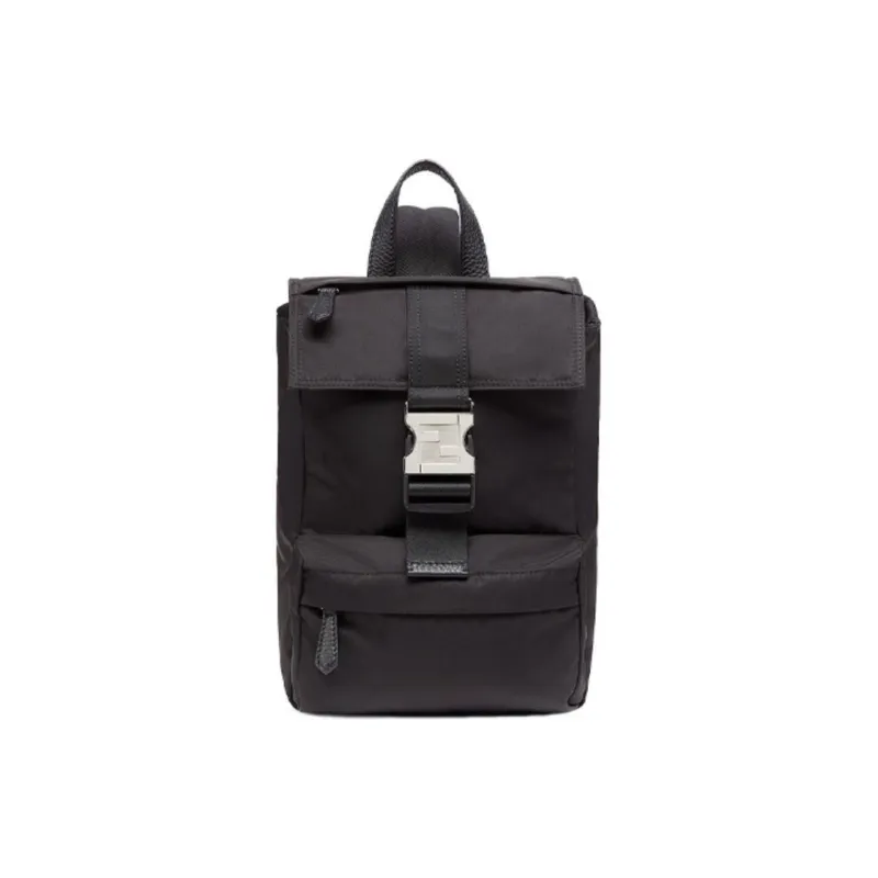 FENDI Fendiness Polyamide Crossbody Bag Shoulder Bag Men's Black-2