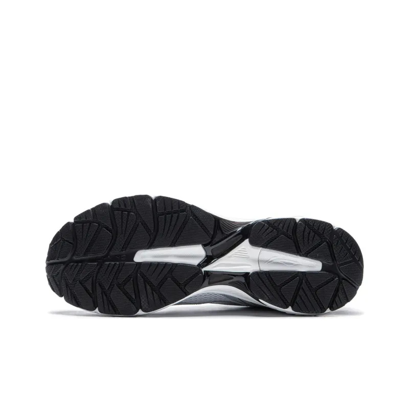 LiNing Shake 1.5 Cushioned Slip Resistant Abrasion Resistant Low Top Running Shoes Men's White Gray-6