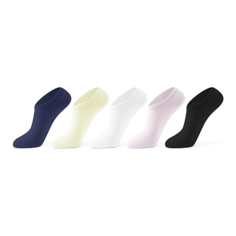 FUGEER No Show Socks Unisex 5 Pack-29