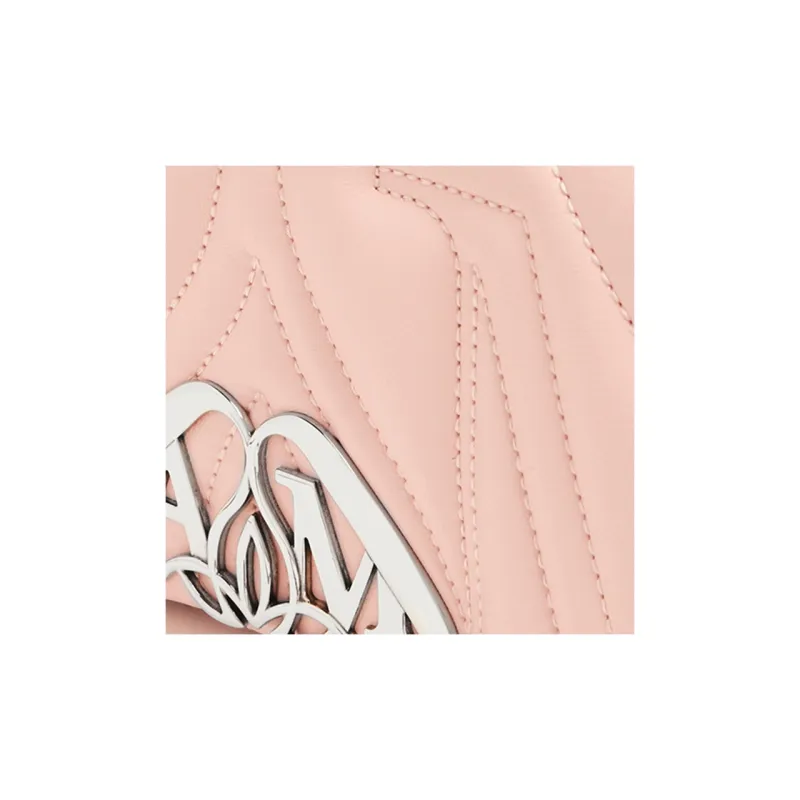 Alexander McQueen Leather Shoulder Bag Crossbody Bag Mini Women's Pink-2