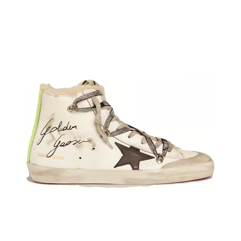 Golden Goose Francy Stylish Skateboarding Shoes Women's White-1