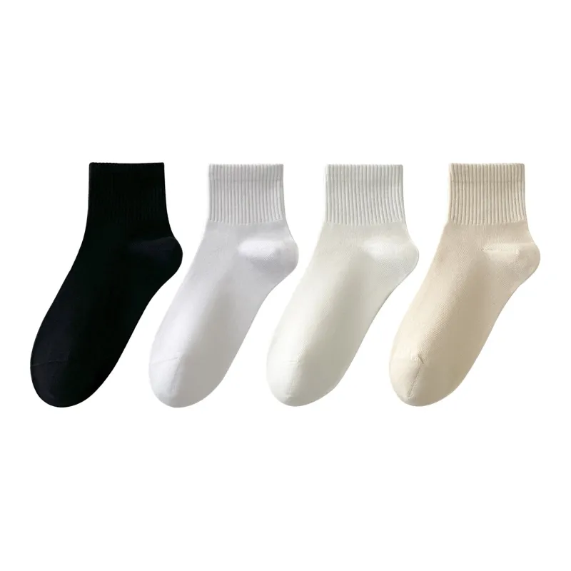 XXLLG Mid Calf Socks Women's 4 Pack-4
