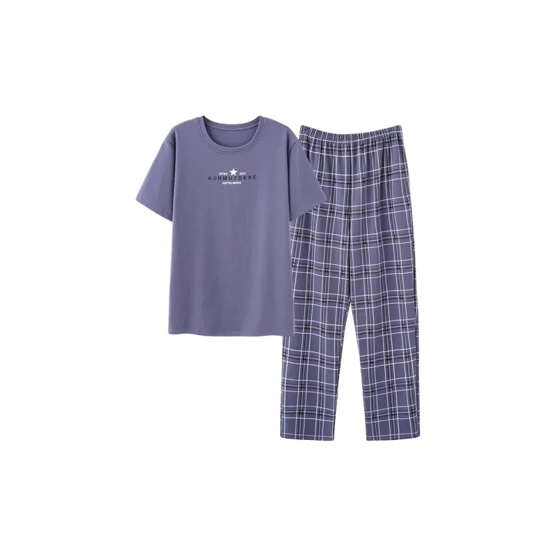 MADALLO Pajama Set Men's Royal Blue-0