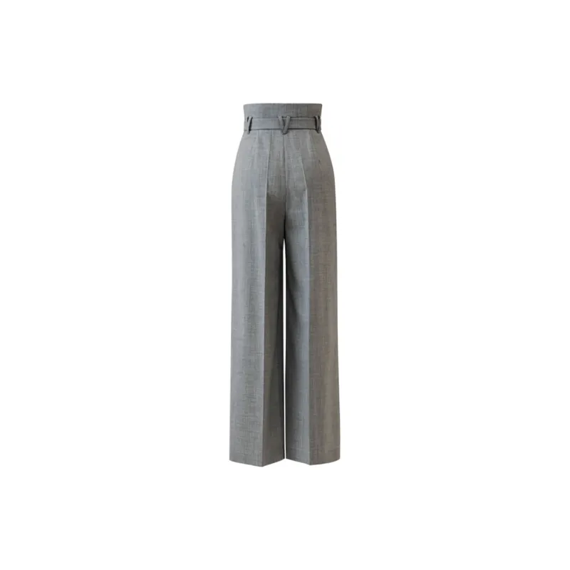NancyCavally Casual Pants Women's Light Gray-1