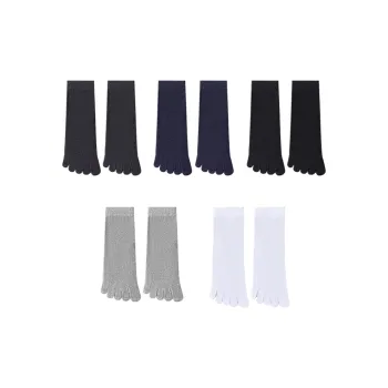 H-YXIANG Mid-Calf Socks Men's 5 Pack