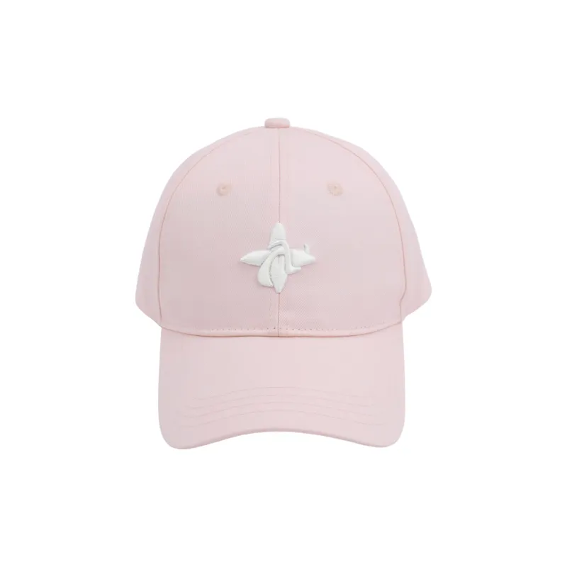 NERDY Cotton Baseball Caps Unisex Black/Pink-3