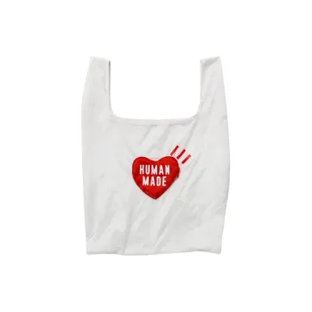 HUMAN MADE Packable Nylon Tote Bag White