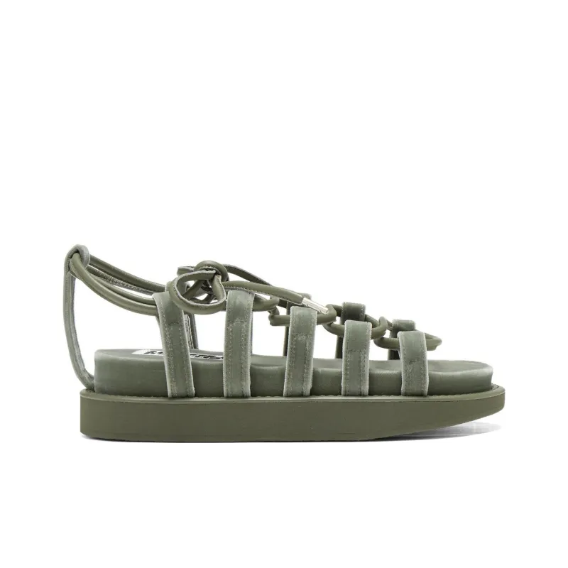 Onitsuka Tiger TIGER WARAJI Beach Sandals Unisex Gray Green-1