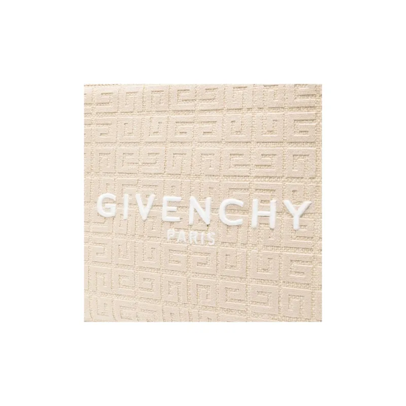 Givenchy Polyethylene With Polyester Tote Bag, Shopping Bag, Handbag Small Size Unisex Beige-2