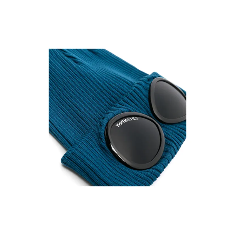 C.P.Company Goggles detail Ribbed Beanie-2