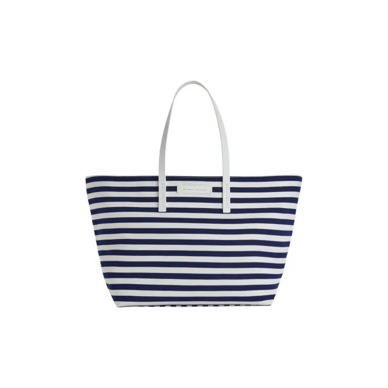 Giuseppe Zanotti Nilde Striped Canvas Tote Bag-0