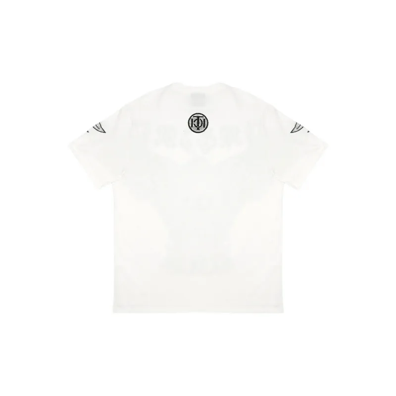 TCH T Shirt Unisex White With Silver Logo-1