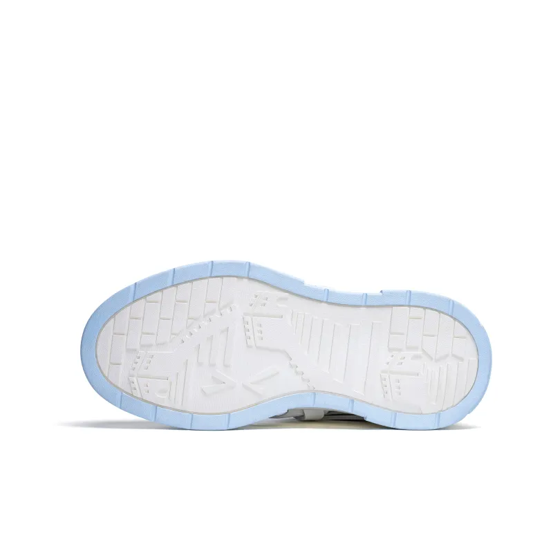 Same way Chu Ce Series Skateboard Shoes Unisex Low Top White/Blue-4