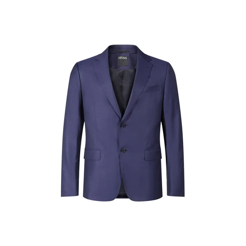 Zegna SS24 Business Suit Men's Dark Blue-1
