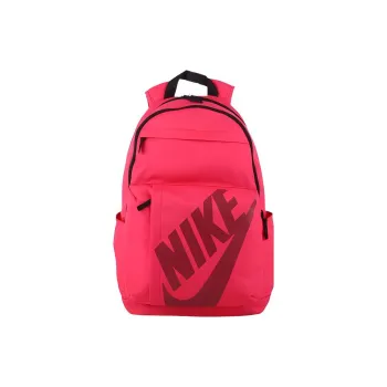 Nike Polyester Backpack Regular Unisex Rose Red