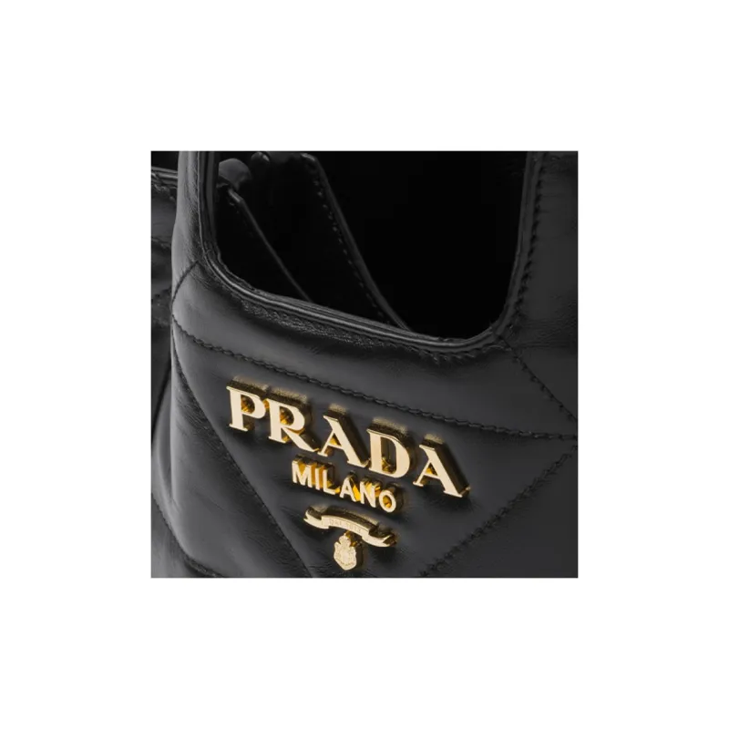 PRADA Nappa Sheepskin Tote Bag Shopping Bag Handbag Small Size Women's Black-3