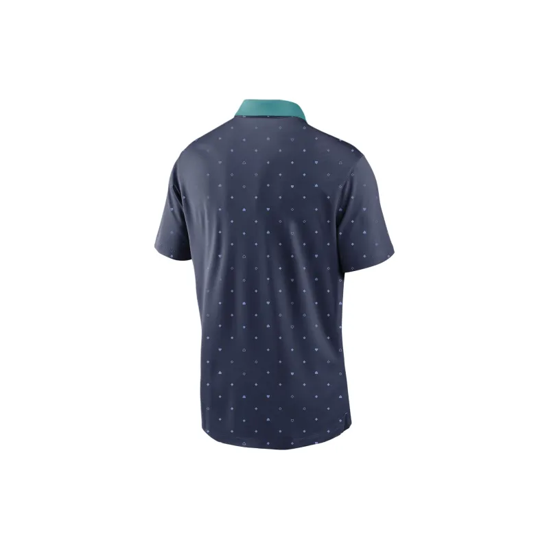 Nike MLB Collaboration Seattle Mariners Polo Shirt Seattle Sounders FC Men's Marine Blue-1