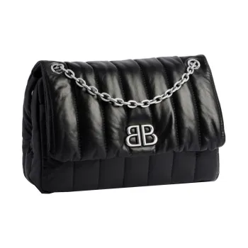 Balenciaga Cow Leather Shoulder Bag Mini Women's Black