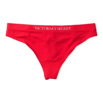 Victoria's Secret SEAMLESS Seamless Thong Panty / Lipstick Underpants Women's 1 Pack Red