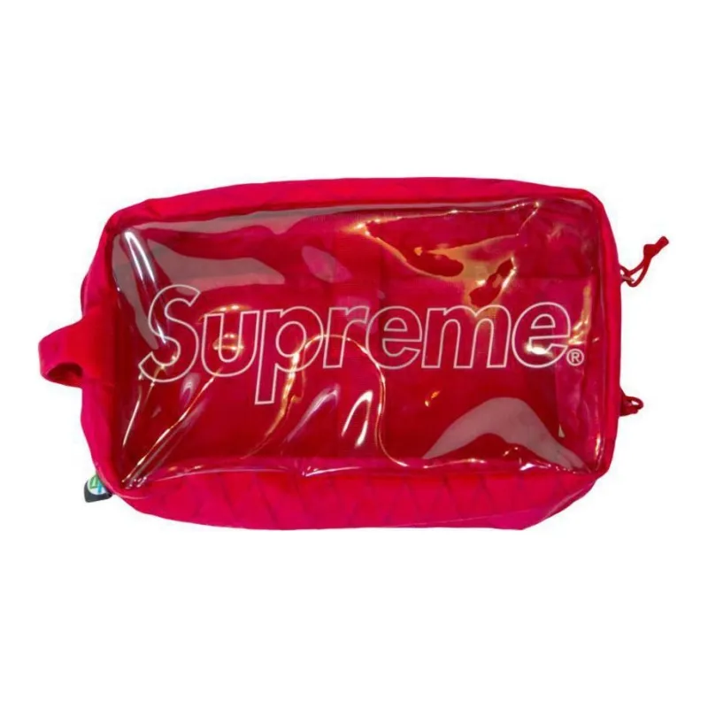 Supreme FW18 PVC Polyvinyl Chloride Toiletry Travel Storage Bag Unisex-3