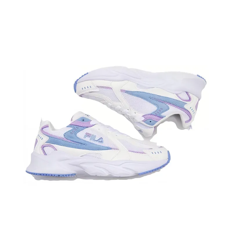 FILA Cushioning Wear-Resistant Low-Top Casual Shoes Women's Purple-3