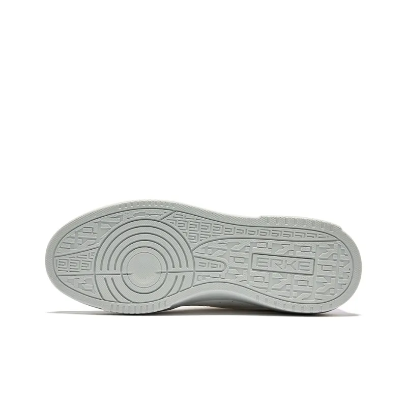 Erke Fun Play Slip-Resistant Breathable Low-Top Skateboard Shoes Women's Microcrystal White Lavender-3