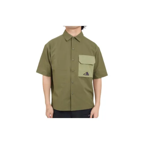 New Balance Shirts Men Khaki