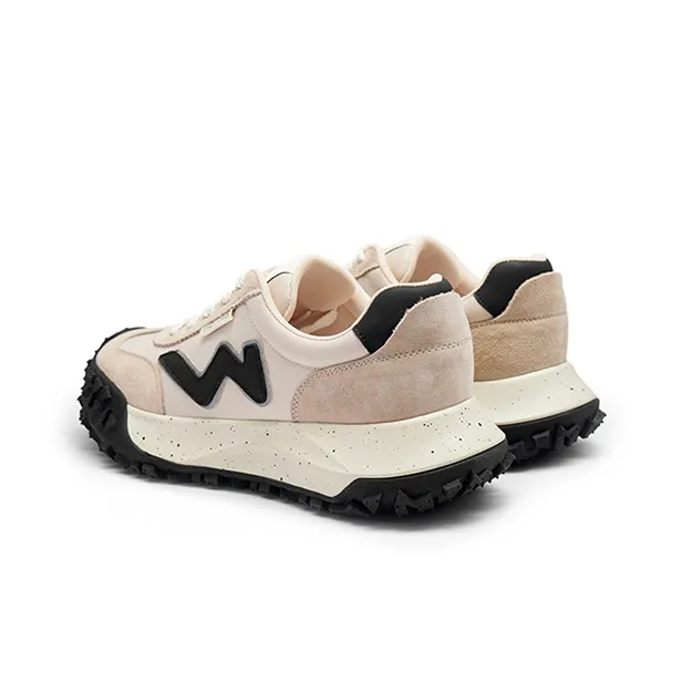 RED DRAGONFLY Casual Shoes Women's Low Top Beige Black/Rose Red/Apricot-4