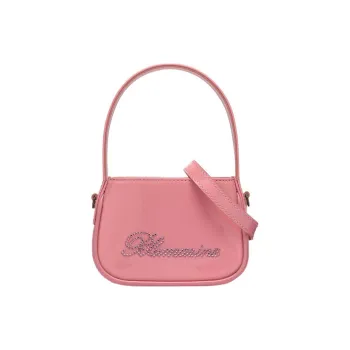 Blumarine Patent Leather Shoulder Bag Crossbody Bag Handbag Mini Women's Pink