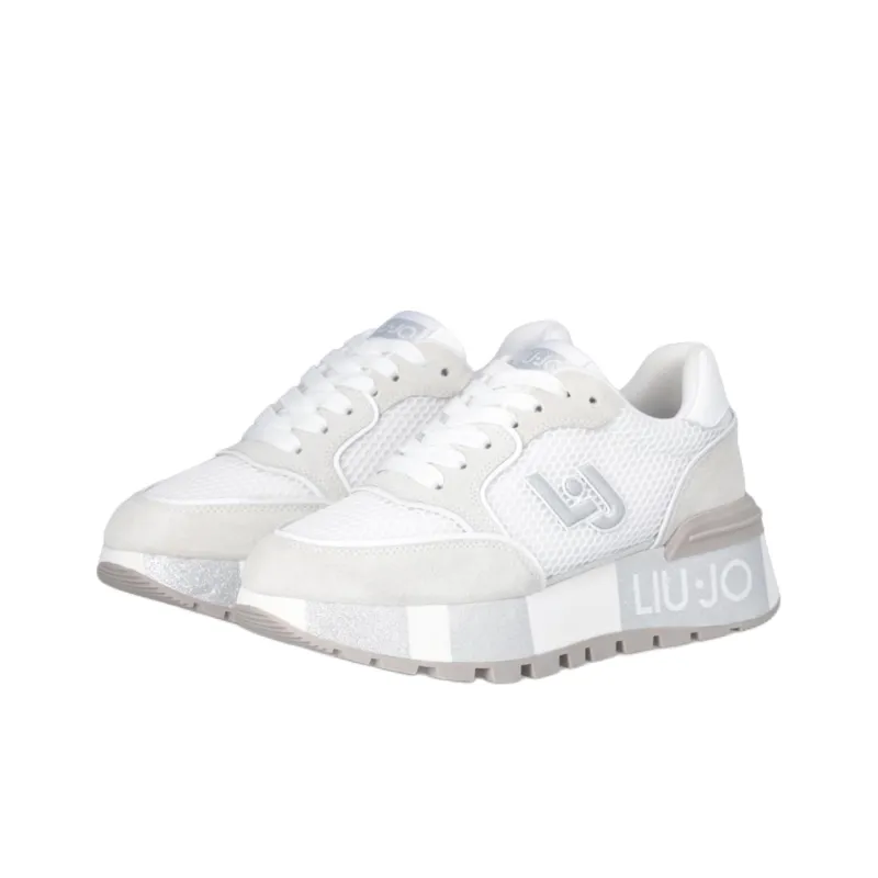 LIU JO Amazing Glittery Mesh Sneakers-2