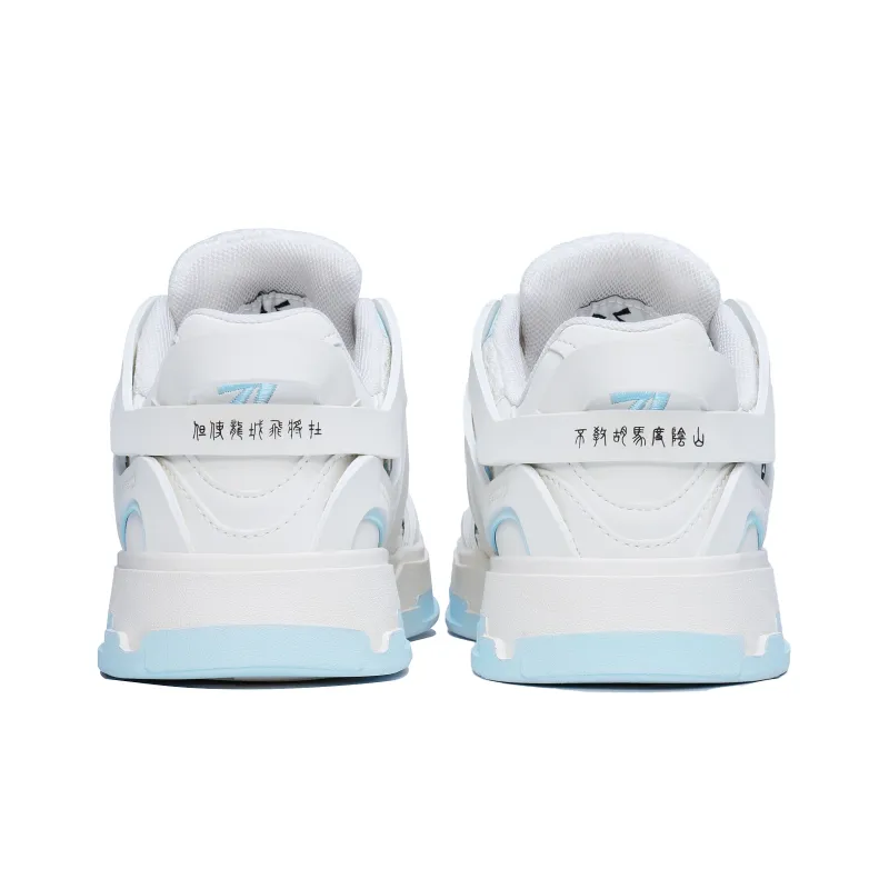Same way Chu Ce Series Skateboard Shoes Unisex Low Top White/Blue-3