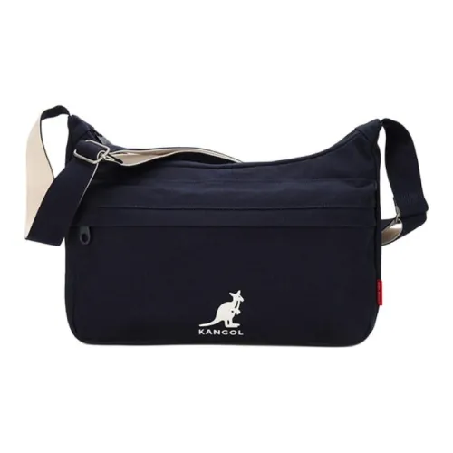 KANGOL Cotton Shoulder Bag Crossbody Bag Unisex Marine Blue