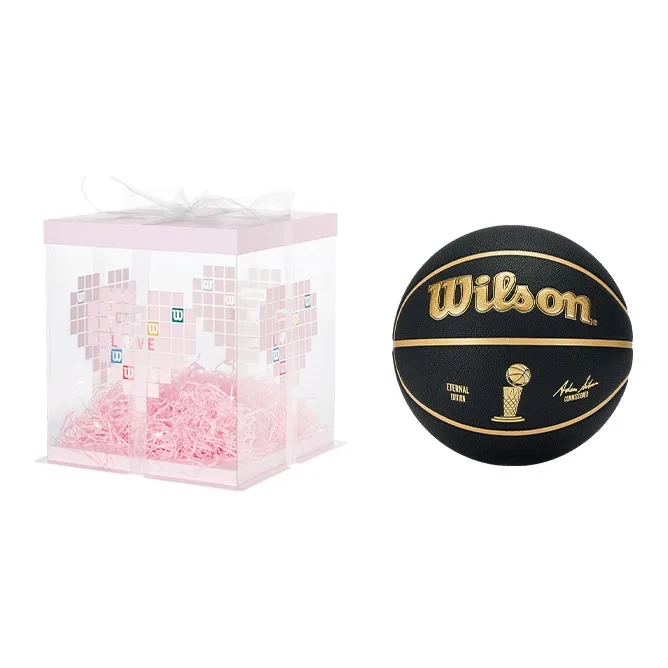 Wilson NBA PU Basketball Black Gold Size 7 Ball Training Unisex-6