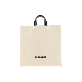JIL SANDER Fabric Handbag Unisex Beige