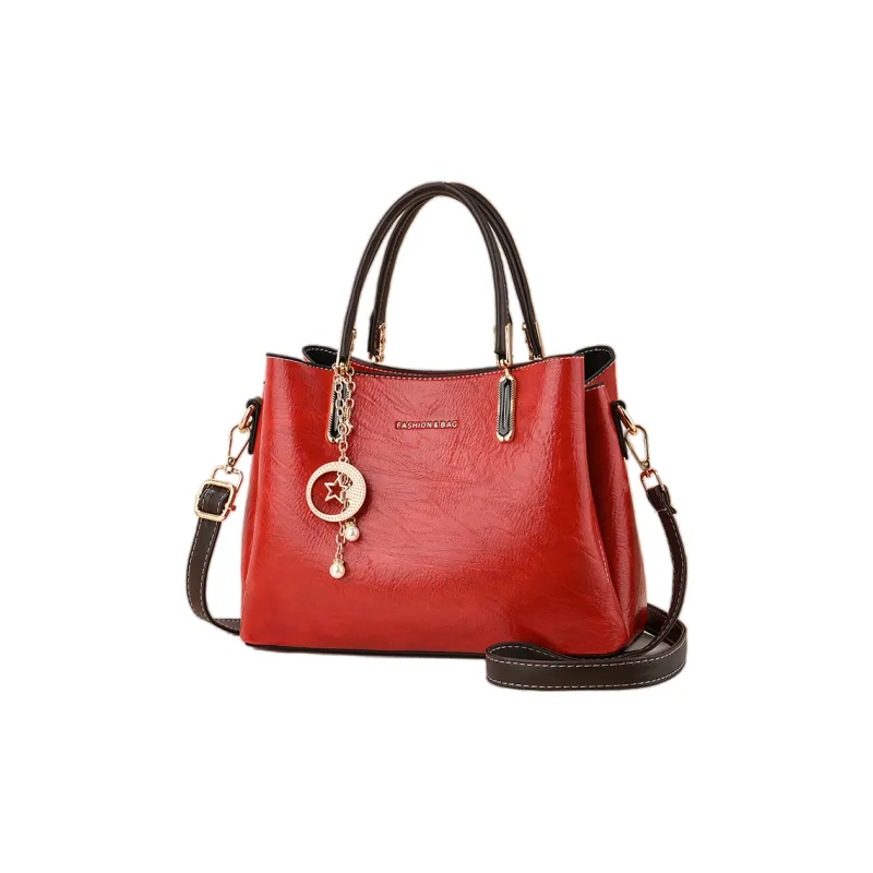 Weymond Pu Handbag Regular Women's Khaki/Earth Yellow/Green/Burgundy/Black-3