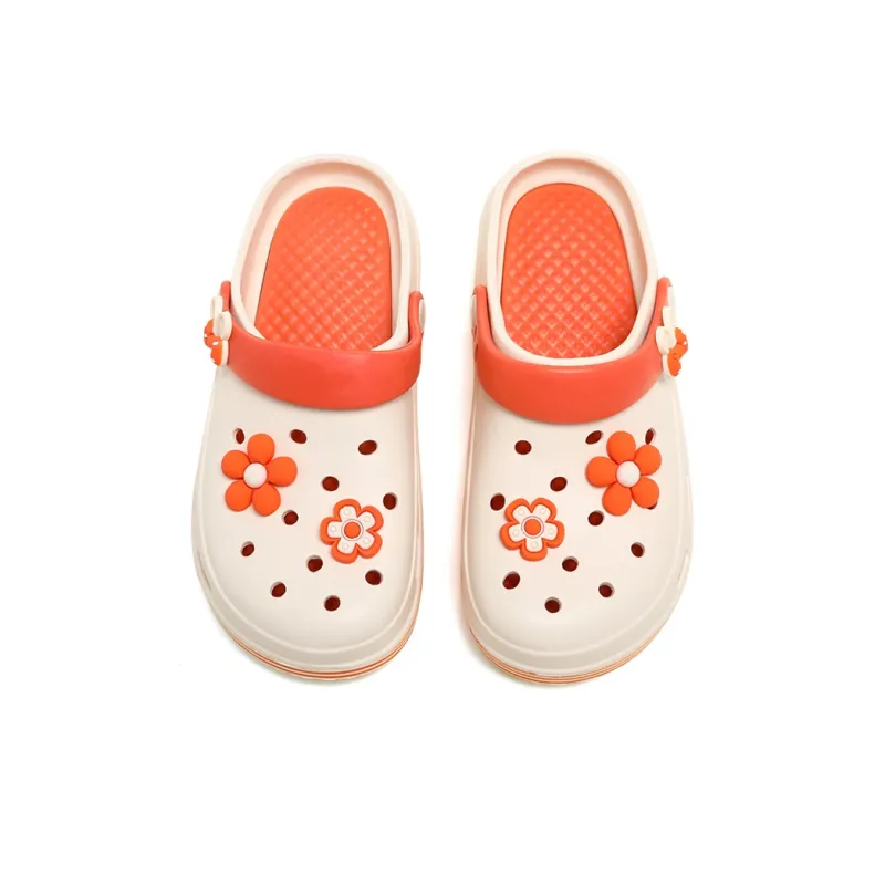 EXULL Q Clogs Women's Beige Yellow-5