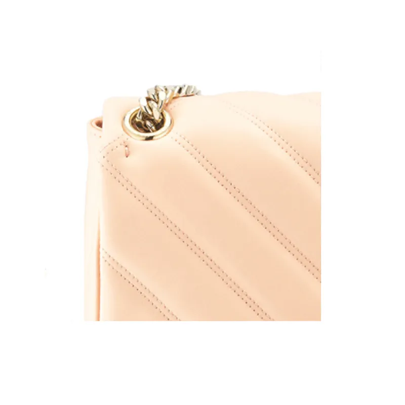 BVLGARI Serpenti Cabochon Pattern Crossbody Bag, Shoulder Bag Women's Peach-5