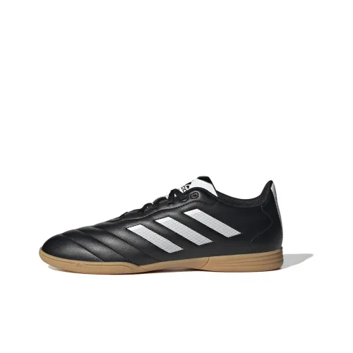 Adidas GOLETTO 8 IC/IN Cushioning Slip Resistant Soccer Shoes Men's Black White