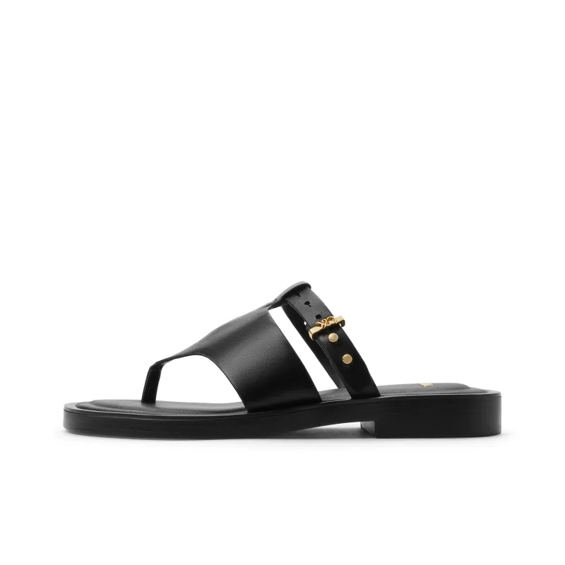 CHARLES&KEITH Flip Flops Women's White/Black-4