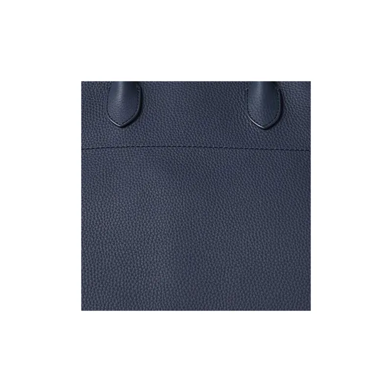 THE ROW Margau Grained Calfskin Tote Bag Shopping Bag Handbag Regular Women's Deep Navy Blue-3