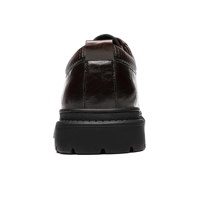 CHINT Men's Casual Shoes Men Low Top Black-8