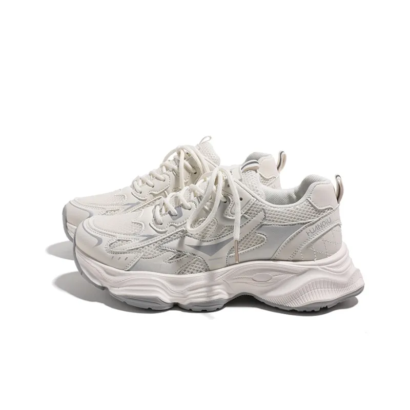 HUANQIU Breathable And Lightweight Low Top Chunky Sneakers Men's-1