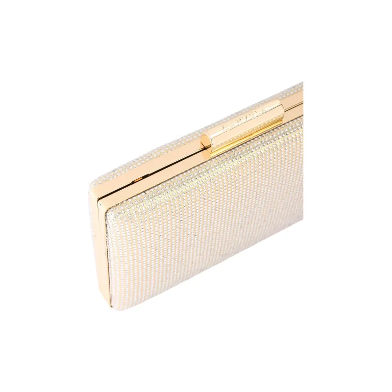 Kurt Geiger London Soft Leather Clutch Women's Gold-3