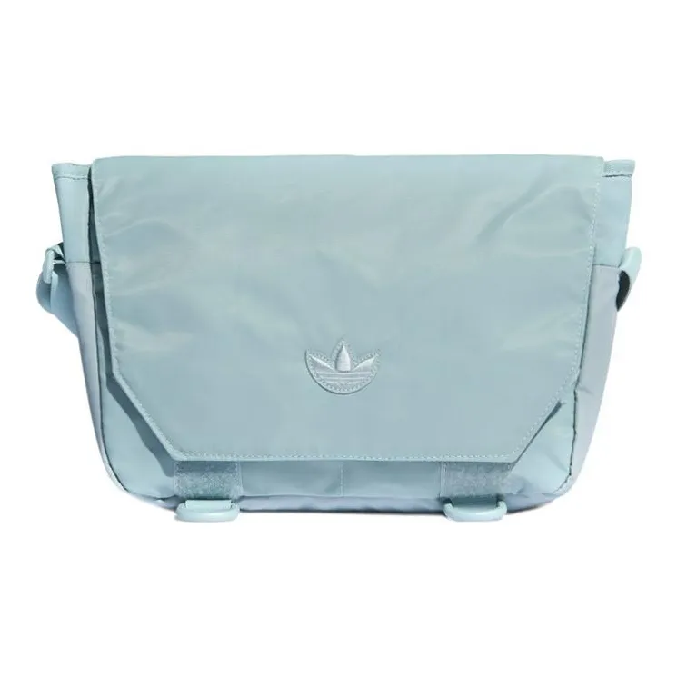 Adidas Originals Polyamide Messenger Bag, Shoulder Bag, Crossbody Bag Regular Unisex Light Mint Green-0
