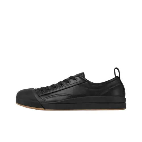 Bottega Veneta Vulcan Low-Top Skateboard Shoes Men's Black