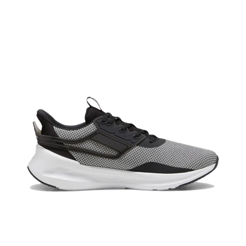 PUMA Softride Non slip Lightweight Low Top Running Shoes Unisex Gray Black-1