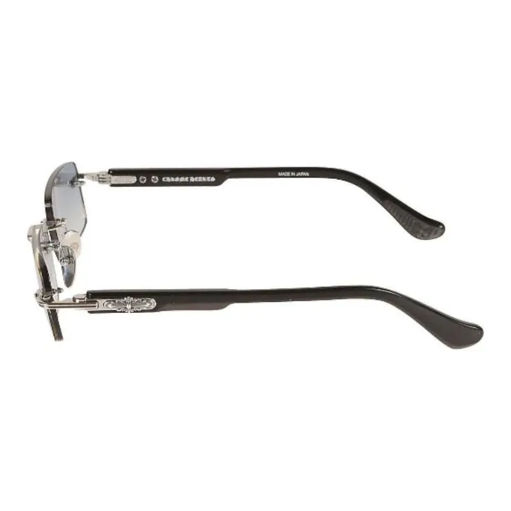 Chrome Hearts Rectangular Sunglasses Men's Black-1