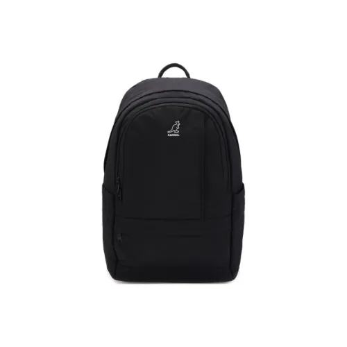 KANGOL Nylon Backpack Regular Unisex Black