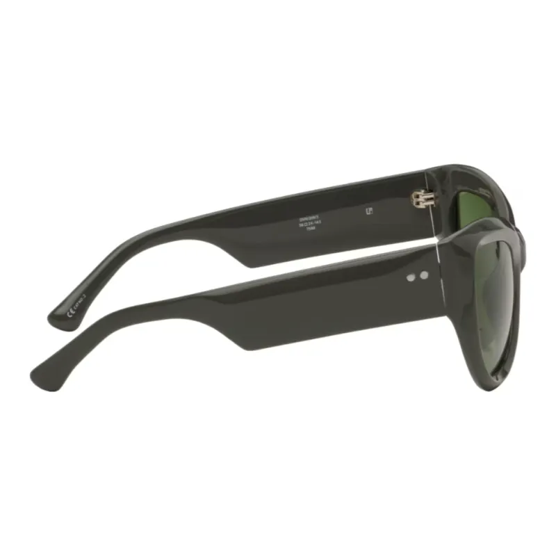 DRIES VAN NOTEN Acetate Metal Irregular Shape Sunglasses Unisex Gray-1